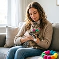 thumbnail image 7 of 8Pcs Rainbow Pom Pom Dog Collar, Soft Elastic Pet Necklace With Plush Balls, Cute Neckwear For Small Dogs And Cats, Photo Props Party Decor, 7 of 7