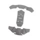 thumbnail image 4 of Kit de relleno de casco, almohadillas de casco, almohadillas de espuma universales de reemplazo de cojines de secado rápido para bicicletas deportivas Gris, 4 of 8