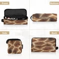 thumbnail image 4 of Hair Tools Storage with Heat Resistant Mat- The Fur Texture Of A Giraffe Printed Design Curling Iron Travel Bag/Flat Iron Case for Women, 4 of 8