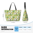 thumbnail image 4 of Gaeub Gnome and Pineapple Beach Travel Bag, Multi-Pocket Beach Bag, Summer Vacation Bag, Beach Essentials Tote, 4 of 7