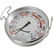 Escali AHG2 Stainless Steel Extra Large Direct Grill Surface Thermometer, Searing Temperature Zones 100-600F Degree Range