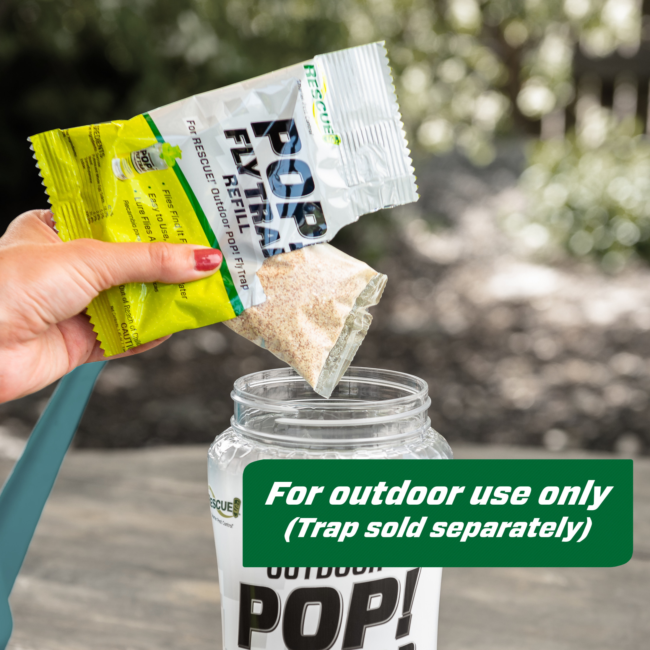RESCUE! POP! Fly Trap Bait Refill (2-Pack) photo 5