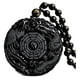 thumbnail image 1 of Collar de dragón y fénix de obsidiana natural 1 pieza YONGSHENG, 1 of 5