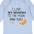 thumbnail image 4 of Inktastic I Love My Momma to the Moon and Back Boys or Girls Long Sleeve Baby Bodysuit, 4 of 5