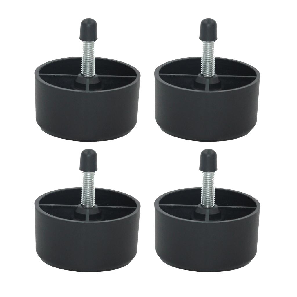 4pcs Round Sofa Legs Replacement Bun Feet for Sofa Couch Desk