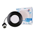 thumbnail image 1 of Nicor Lighting DCR41061203KBK Luminaire Rétrofit Encastré à LED Noir de 663 Lumens - 3000k, 1 of 1
