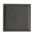 thumbnail image 2 of Dacasso Brown Leatherette Low Profile Square Coaster, 2 of 2