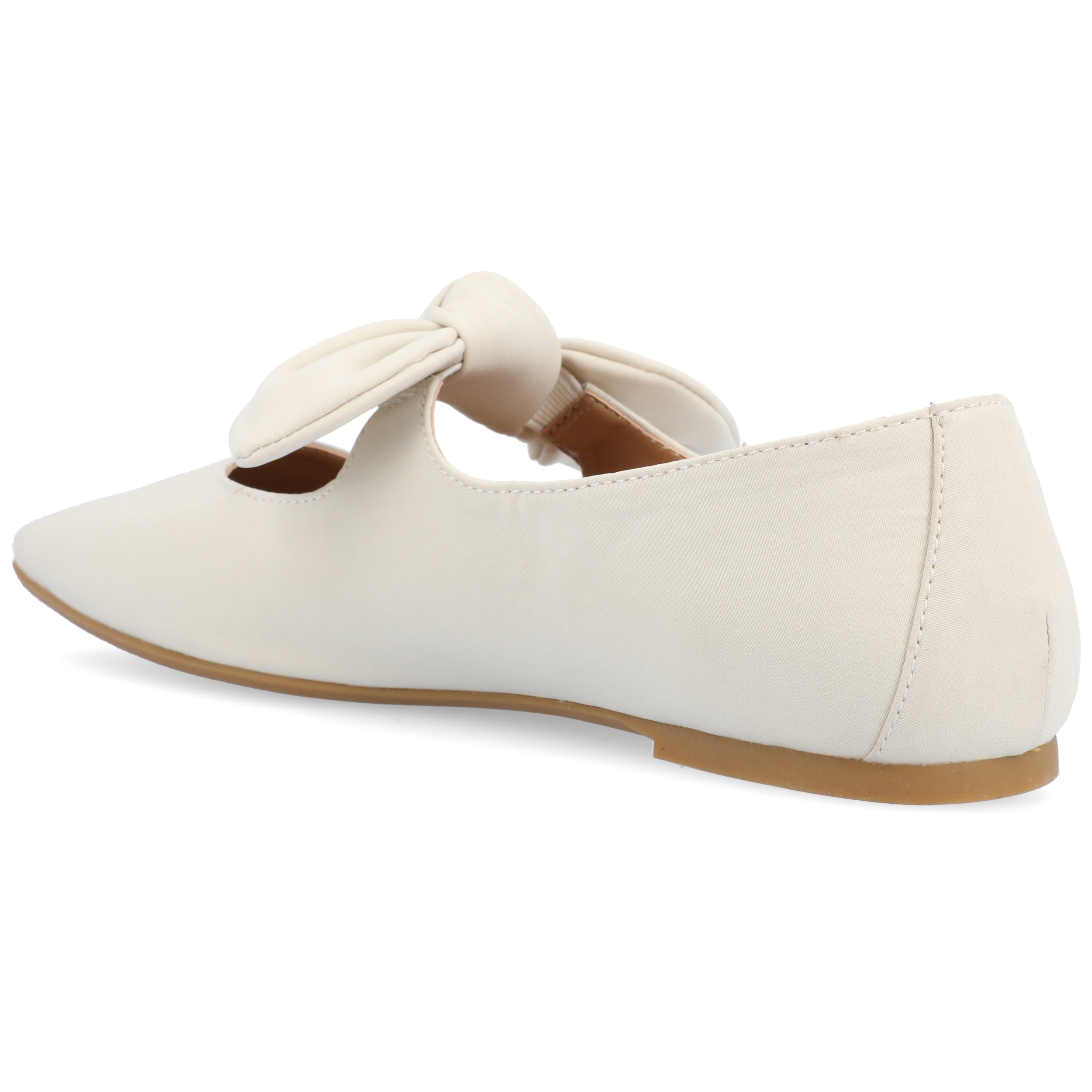 Journee Womens Seralinn Mary Jane Slip On Square Toe Dress Flats