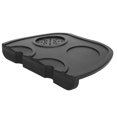 thumbnail image 2 of Coffee Tamper Mat Coffee Tamper Holder Coffee Holder Pad Tampering Mat Silicone Coffee Tamper Holder Powder Pad Antiskid Coffee Tamper Mat Coffee Making AccessoriesBlack Large Size, 2 of 8