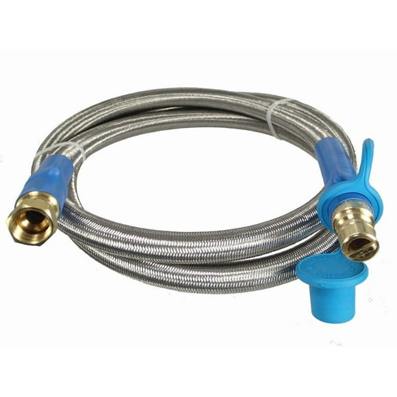M.B. Sturgis Inc. 1/2" ID Stainless Steel Overbraid Natural Gas BBQ Grill Gas Connector