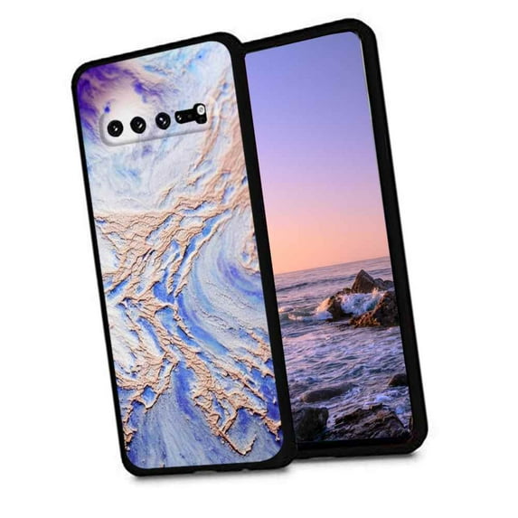 Blue-Marble-16 Phone Case, Degined for Samsung Galaxy S10 Case Men Women, Flexible Silicone Shockproof Case for Samsung Galaxy S10