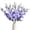 Grey purple, variant on Five artificial flowers, gladioli, silk flowers, long-stemmed gladioli, suitable for home decoration, weddings and gardens.