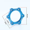 thumbnail image 3 of 1 Pce Adaptateur de Bride de Disque de Frein de Vélo/bicyclette à Moyeux Libres Filetés 44/48 mm, Alliage d'Aluminium, Accessoires de Bicyclette, 3 of 11
