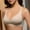 Gray, variant on Wireless Bra for Women No Underwire, Seamless Padded V Neck Bralette, Soft Comfortable Everyday Sleep Bra