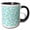 Black/White, variant on 3drose, Colorful Mosaic Pattern Background - Abstract Vector Graphic, 11oz Two-tone Yellow Mug