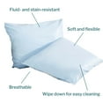 thumbnail image 3 of McKesson Reusable Water-Resistant Soft Polyester Fill Blue Bed Pillow, 19" x 25", 12 Ct, 3 of 11