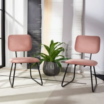SAFAVIEH Chavelle Modern Accent Side Chair, Dusty Rose, Set of 2