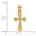 thumbnail image 3 of FB Jewels 14K Yellow Gold Cross Inside A Cross Solid Pendant, 3 of 4