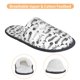 thumbnail image 3 of Fotbe Fish Bones Pantuflas Peludas para Mujer con Estampado, Zapatillas de Peluche, Zapatos de Invierno para Casa, Uso Interior y Exterior-Large, 3 of 8