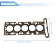 thumbnail image 3 of Unique Bargains 1pcs Engine Cylinder Head Gasket 26336PT 54736 CPW2735 for Chevrolet Colorado 2004-2006, 3 of 7