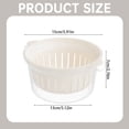 thumbnail image 3 of Basket, Clearance Kitchen Drain Rack, Fenull Drain Basket Double Layer Household Washing Fruits and Vegetables Hollow Storage Basin Kitchen Multifunctional Storage Basket, 3 of 9