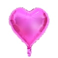 thumbnail image 2 of 10 globos de aluminio con forma de corazón de 25 cm para decoración de fiestas, bodas y cumpleaños (rosa rojo), 2 of 6