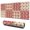 Pioneer Flower Floral-2, variant on Long Mouse Pads for Desk,Pioneer Flower Floral Print Pattern Desk Mats on Top Of Desks, Desk Mouse Pad Extra Large with 3mm Non-Slip Base and Stitched Edge for Gaming,Office,Work,Home 31.5"x11.8"