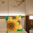 thumbnail image 3 of Kit de almohada de bordado semiacabado Hugo Regalo de bricolaje de colores Flor amarilla, 3 of 10