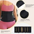 thumbnail image 4 of Waist trainer for women\men, abdominal control, sports fitness shapewear, best abdominal trainer for weight loss, weightlifting or strength building, abdominal training, work out, black, 4 of 10