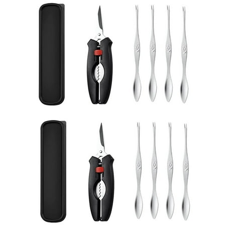 

2X Crab Tools for Eating Lobster and Crab Tool Set Lobster Crackers Shellfish Seafood Tool Cracker and Seafood Scissors