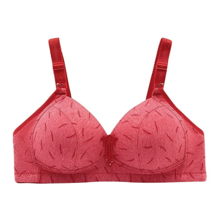 VerPetridure Bras for Women Plus Size Woman s Thin Adjustment Chest Shape Bra Underwear No Rims