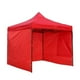 thumbnail image 5 of Cubierta de tienda de campaña, cubierta de dosel con paredes laterales, impermeable, portátil, lona para lluvia, accesorios para cenador para Rojo, 5 of 8