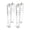 Clear, variant on 12 Inch Acrylic Furniture Legs Set of 4, Cabinet TV Stand Bench Replacement Leg Home DIY Projects Modern Clear Decor (Clear)
