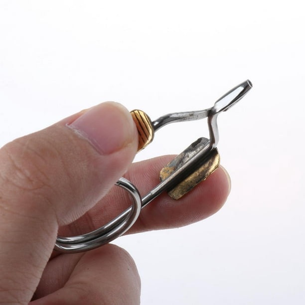 Fly Hackle Pliers Stainless Steel Nonslip Fly Tying Tool Fly Tying