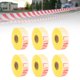 thumbnail image 5 of Cinta De Seguridad De Advertencia De Construcción, Diseño Altamente Visible, Rollo De Cinta De Advertencia Resistente, Transparente Y Audaz, Poliéster Multifuncional, 6 Piezas, 5 of 7