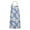Blue Daisy Flower, variant on Pink Daisy Flower Yellow Centers Pattern Apron-Garden Aprons for Women with Pockets-Cotton Linen Waterproof Kitchen Cooking Gardening Aprons Adjustable for Kitchen,Cooking,BBQ and Salon 33x27 Inch