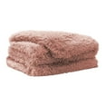 thumbnail image 2 of Phantoscope Alpaca Fleece Blanket Soft Plush Throw Blanket for Couch, Bed, 50"x 60", Pink, 1 Pack, 2 of 4