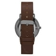 thumbnail image 4 of GEORGE Men's Watch: Gunmetal Case, Blue Easy Read Dial,Brown Vegan Leather Band (FMDOGE019), 4 of 4