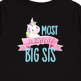 thumbnail image 4 of Inktastic Most Magical Big Sis- Cute Unicorn Girls Long Sleeve Toddler T-Shirt, 4 of 5
