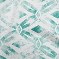 thumbnail image 1 of oneOone Viscose Chiffon Sea Green Fabric Geometrical Water Color Sewing Craft Projects Fabric Prints By Yard 42 Inch Wide, 1 of 4