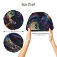 thumbnail image 5 of Kdxio Colorful Patterned Snake Pattern Satin Bonnet Silk Bonnet Hair Bonnet for Sleeping Hair Bonnets for Women Curly Natural Hair, 5 of 6