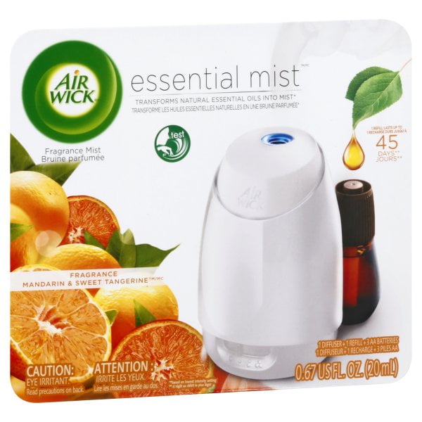 Air Wick Essential Mist, Essential Oil Diffuser, (Diffuser + 1 Refill
