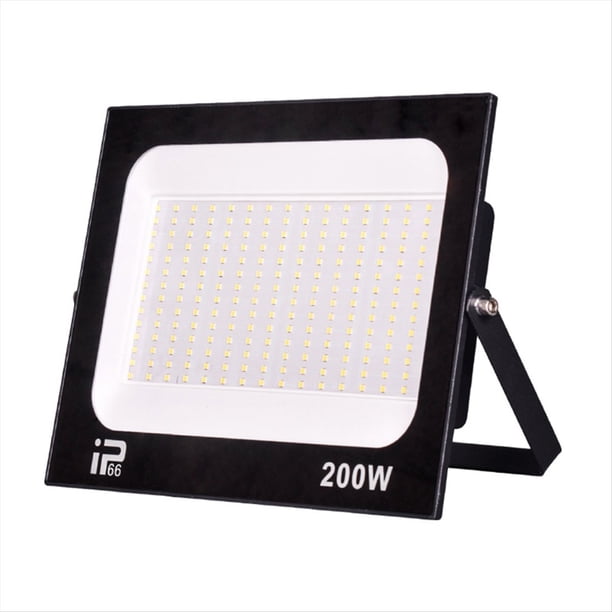 Proyector LED de 200 W para Iluminación Interior y Exterior, 6500 K, 220 V, IP66, para Pared, Garaje, Gimnasio, Calle.