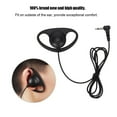 thumbnail image 3 of 5pcs 3.5mm Jack D Shape Earpiece Headset For Two Way Radios Walkie Talkie, 3 of 5