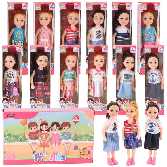 Regalos de fiesta para niñas pequeñas Dolls Liberty Imports, 12 x 14 cm