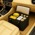 thumbnail image 4 of 2Pk Trunk Organizer for Car Insulated Reusable Grocery Bags, Collapsible Cooler Bag for Groceries, Heavy Duty Large Insulated Bag (Large, Charcoal Black), 4 of 7
