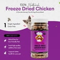 thumbnail image 3 of Chef Kitty Freeze-Dried Natural Chicken Heart Cat and Dog Treats, 1.4 oz, 3 of 11