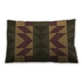 thumbnail image 1 of Ahgly Company Patterned Outdoor Rectangular Light Brown Lumbar Throw Pillow, 13 inch by 19 inch, 1 of 5