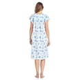 thumbnail image 3 of Casual Nights Women's Cotton Short Sleeve Sleep Dress Nightshirt, 3 of 6