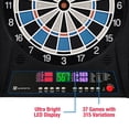 thumbnail image 5 of Elmhurst Electronic Dartboard Cabinet with Digital X/O Cricket Scorekeeping, Soft Tip Darts, by MD Sports, 5 of 7